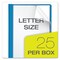 Oxford Clear Front Report Cover 8-1/2 x 11", Blue, Pk25 55801 - alternate 13